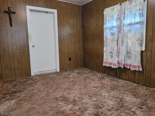 68 Route31, Oxford Twp, NJ 07863 - carpeted empty room with wooden walls
