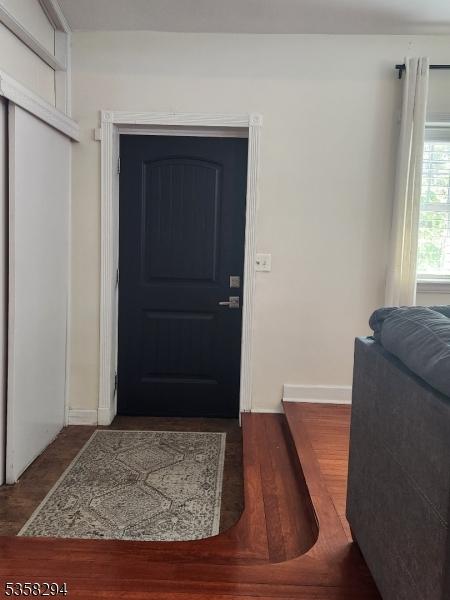 foyer with baseboards