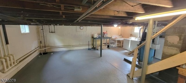 15 Fairfield Ave, Mine Hill Twp, NJ 07801 - basement featuring washer / clothes dryer