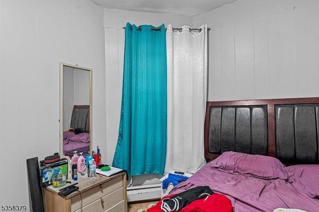 316-318 John St, Elizabeth City, NJ 07202 - bedroom with baseboard heating