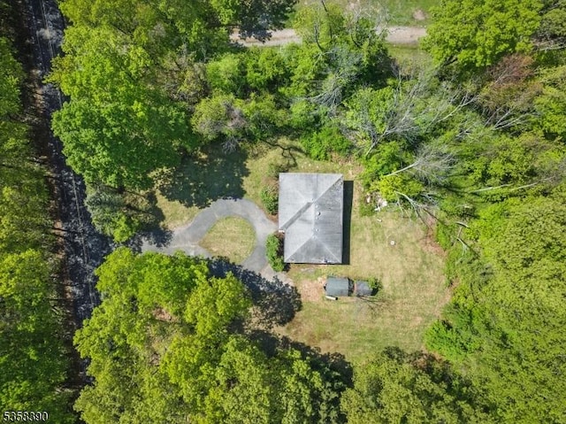 view from above of property