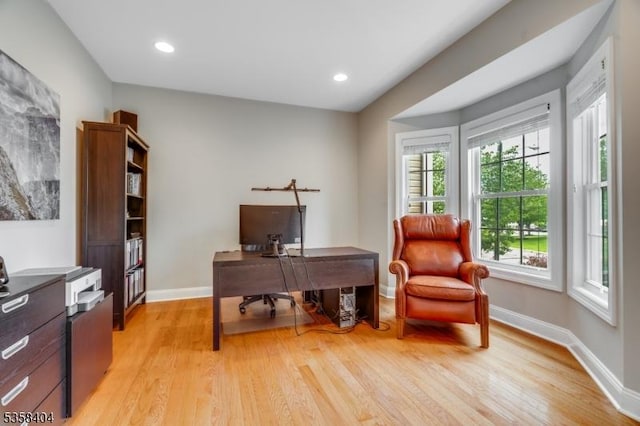 9 Colgate Ct, Franklin Twp, NJ 08873 - office space featuring light wood-style floors, baseboards, and recessed lighting