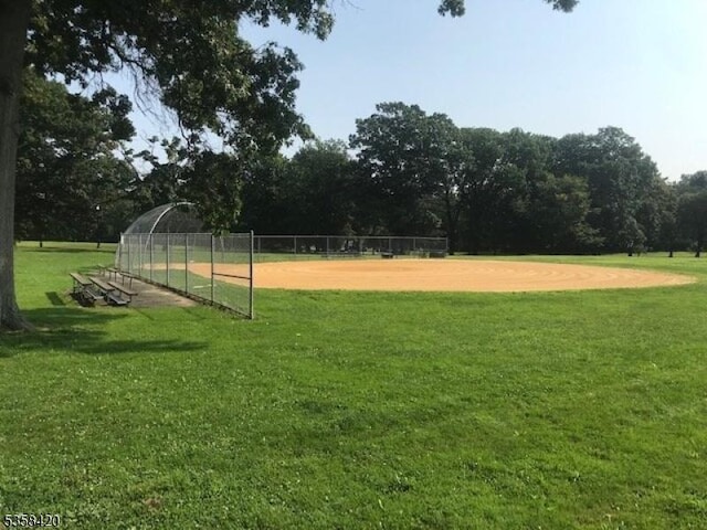 view of property's community with an area for soccer
