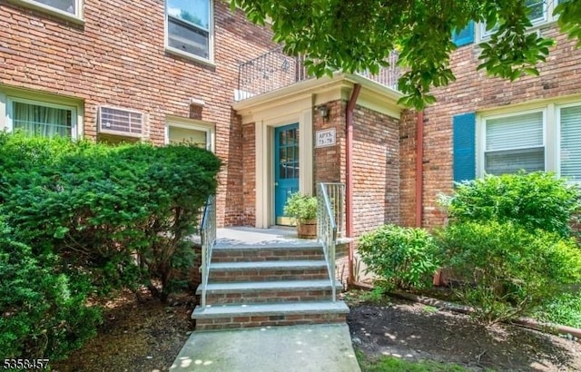 24 Hutton Ave Unit 75, West Orange Twp, NJ 07052 - doorway to property with brick siding