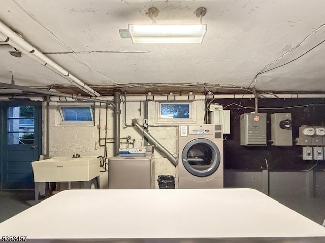 24 Hutton Ave Unit 75, West Orange Twp, NJ 07052 - laundry area with separate washer and dryer
