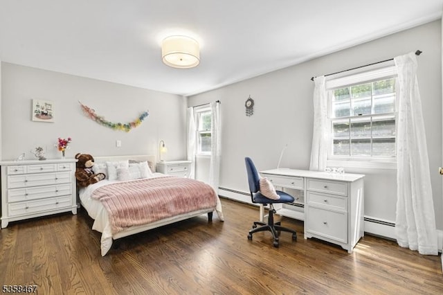 6 Mount Pleasant Rd, Mendham Twp, NJ 07960 - bedroom with multiple windows and dark wood-style flooring