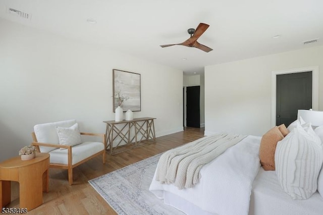 237 Appletree Ln, Mountainside Boro, NJ 07092 - bedroom with wood finished floors, ceiling fan, and baseboards
