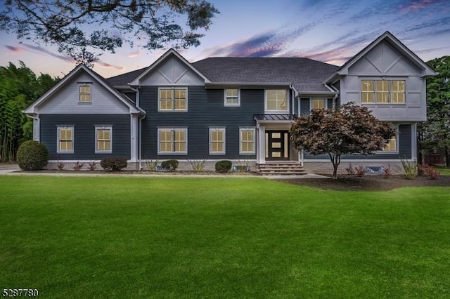 737 Wingate Dr, Bridgewater Twp, NJ 08807 - view of front facade featuring a lawn
