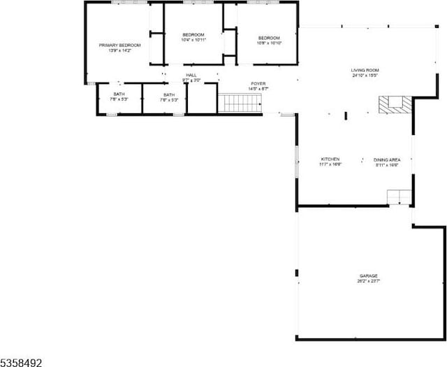 1178 Johnston Dr, Watchung Boro, NJ 07069 - floor plan / room layout
