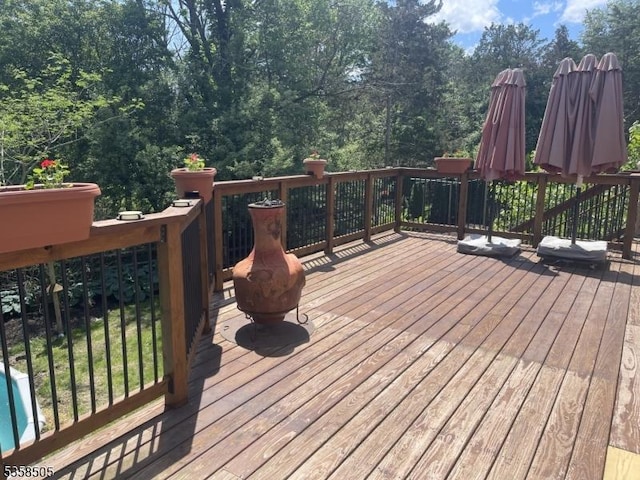 view of deck
