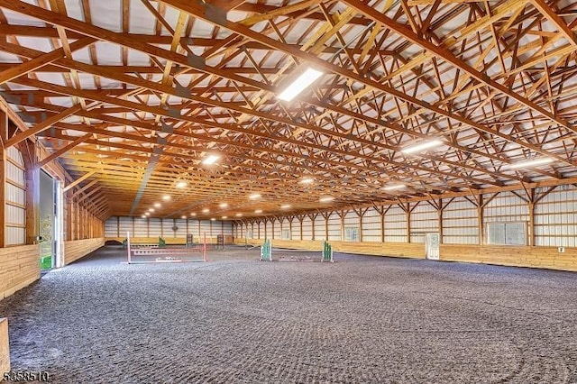 view of horse riding arena
