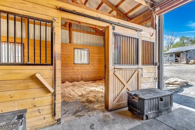 view of stable