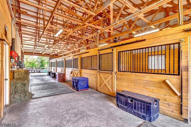 view of stable