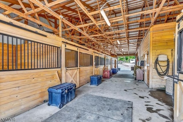view of stable
