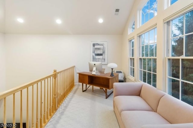618 Turlington Ct, Livingston Twp, NJ 07039 - carpeted office space featuring plenty of natural light and recessed lighting