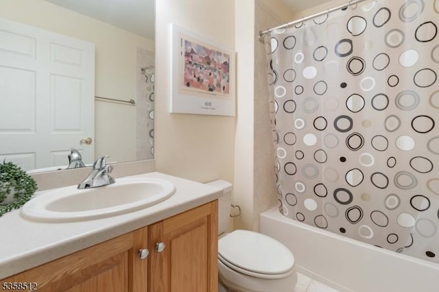 618 Turlington Ct, Livingston Twp, NJ 07039 - full bath with toilet, shower / bath combo with shower curtain, and vanity