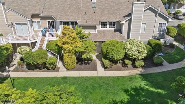 24 Stevens Ct, Bedminster Twp, NJ 07921 - view from above of property