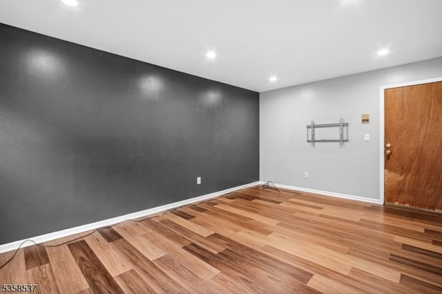 35 E Price St Unit 5, Linden City, NJ 07036 - spare room featuring light wood-style floors, recessed lighting, and baseboards