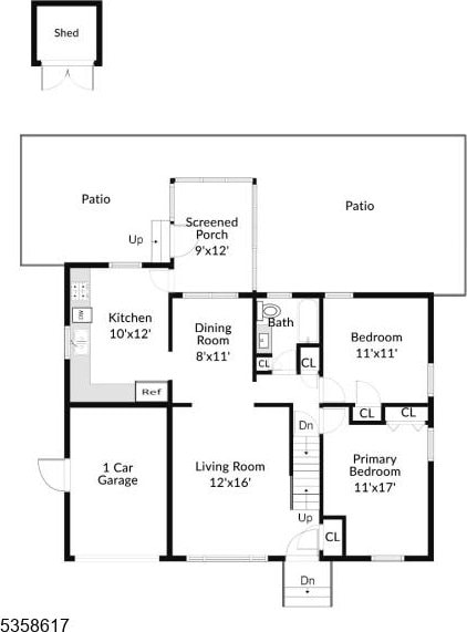 718 Pine St, Roselle Park Boro, NJ 07204 - view of room layout