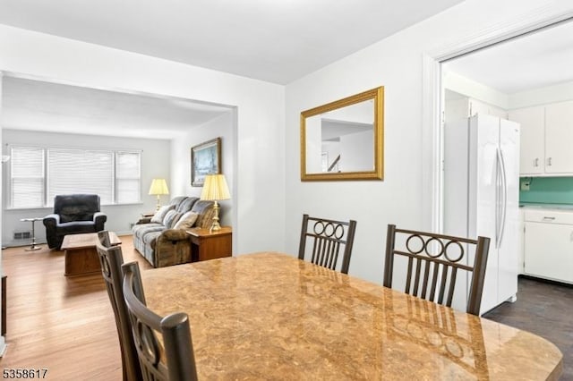 718 Pine St, Roselle Park Boro, NJ 07204 - dining room featuring wood finished floors