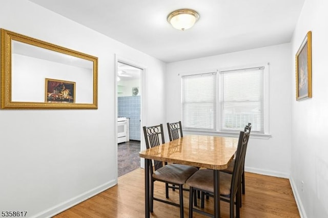 718 Pine St, Roselle Park Boro, NJ 07204 - dining area with wood finished floors