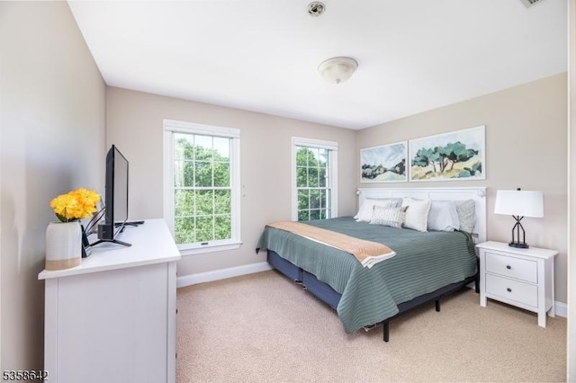 11 Brookside Dr, Peapack Gladstone Boro, NJ 07934 - bedroom with baseboards and light colored carpet