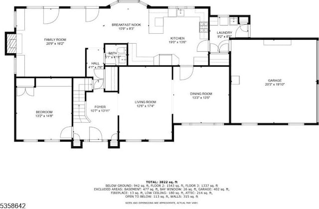11 Brookside Dr, Peapack Gladstone Boro, NJ 07934 - home floor plan