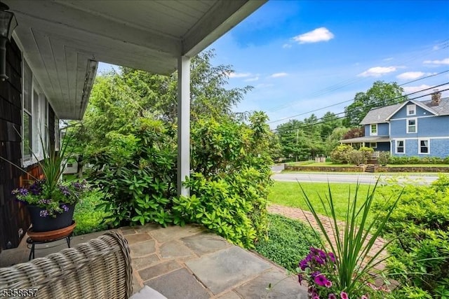 18 Pottersville Rd, Peapack Gladstone Boro, NJ 07934 - view of patio / terrace