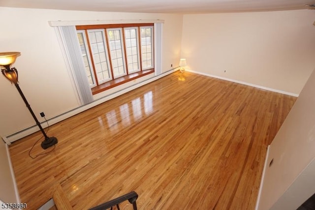 293 Oak Ridge Rd, Clark Twp, NJ 07066 - spare room featuring wood finished floors and baseboards