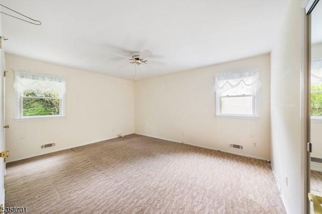 72 Brookside Dr, New Providence Boro, NJ 07974 - carpeted spare room featuring a ceiling fan
