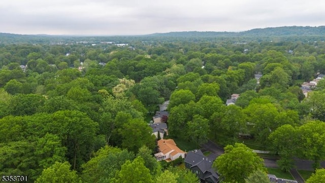 72 Brookside Dr, New Providence Boro, NJ 07974 - bird's eye view of a heavily wooded area