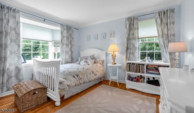 4-A Southview Rd, Randolph Twp, NJ 07869 - bedroom featuring wood finished floors, crown molding, and baseboards