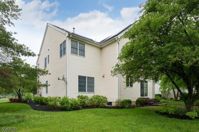 3 Firestone Ct, Montgomery Twp, NJ 08558 - back of house featuring a yard