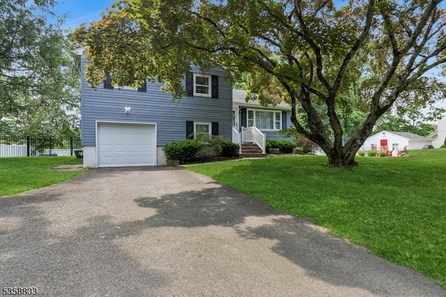 457 Valley Rd, Long Hill Twp, NJ 07933 - split level home with an attached garage and driveway