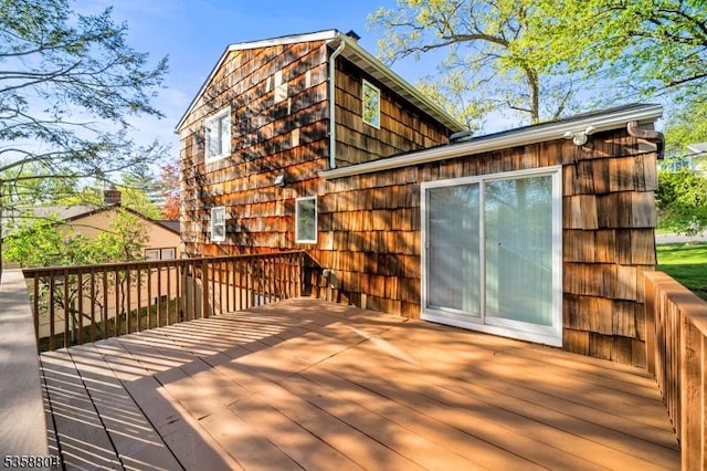 132 Hiawatha Blvd, Oakland Boro, NJ 07436 - view of wooden terrace