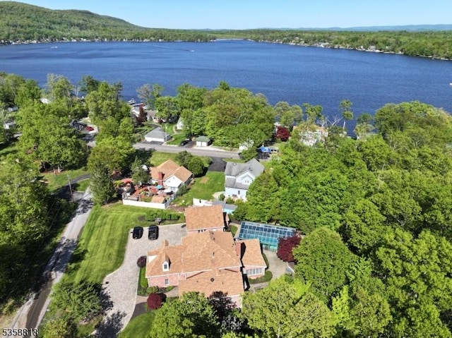 15 Hemlock Ave, Frankford Twp, NJ 07826 - view of property location featuring a large body of water and a forest