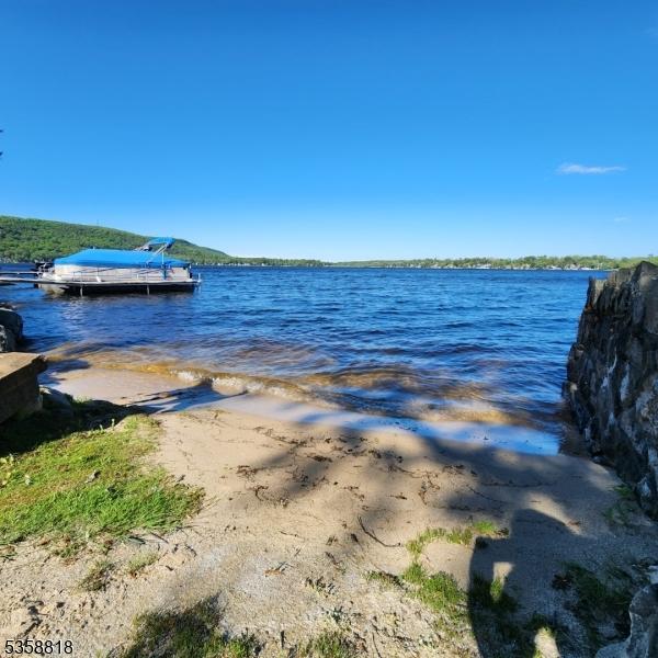 15 Hemlock Ave, Frankford Twp, NJ 07826 - water view featuring a boat dock