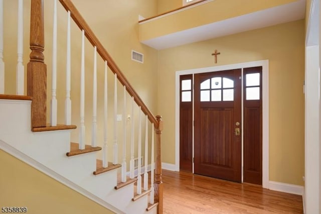 1364 Springfield Ave, New Providence Boro, NJ 07974 - foyer featuring stairway and wood finished floors