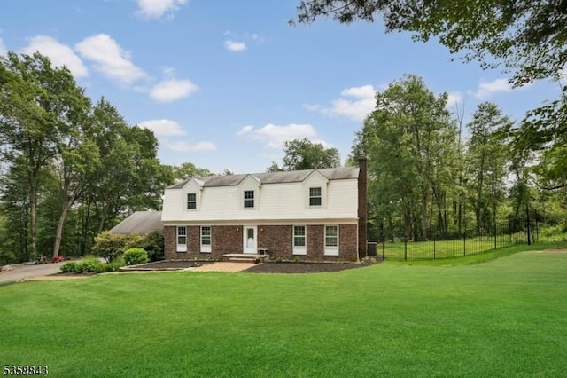 6 Ironia Rd, Chester Twp, NJ 07836 - view of front of house with brick siding and a chimney