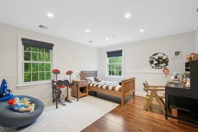 47 Barnsdale Rd, Millburn Twp, NJ 07078 - bedroom featuring recessed lighting and wood finished floors