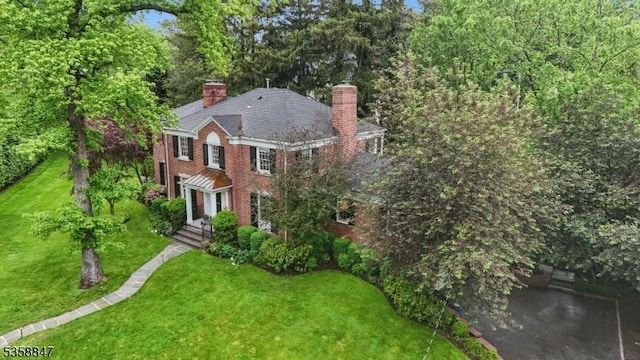 47 Barnsdale Rd, Millburn Twp, NJ 07078 - aerial view of property and surrounding area
