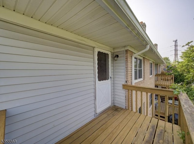 1068 Robin Rd, Hillsborough Twp, NJ 08844 - view of wooden deck