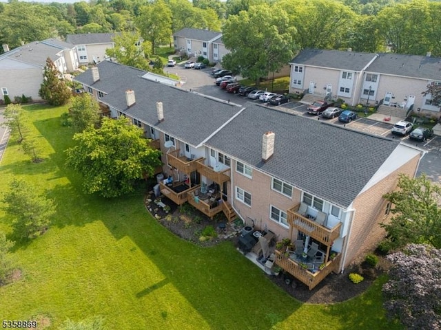 1068 Robin Rd, Hillsborough Twp, NJ 08844 - aerial perspective of suburban area