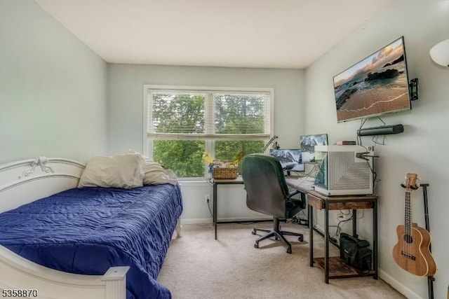 221 Sussex Ave, Andover Twp, NJ 07860 - carpeted bedroom featuring an office area and baseboards