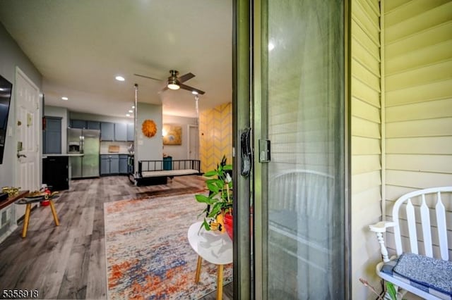 62 Taylor Dr, Franklin Twp, NJ 08823 - entrance to property featuring ceiling fan