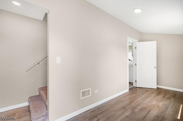 3 Raritan Ave, Roxbury Twp, NJ 07852 - empty room featuring baseboards, wood finished floors, and recessed lighting