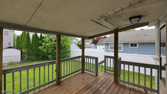 118 S 7th Ave, Manville Boro, NJ 08835 - view of wooden terrace