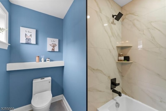 22 Race St, Nutley Twp, NJ 07110 - full bathroom with toilet and baseboards