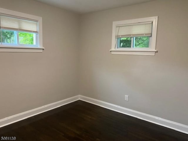 3 Janet Dr, Mine Hill Twp, NJ 07803 - empty room featuring baseboards and dark wood-style floors