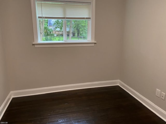 3 Janet Dr, Mine Hill Twp, NJ 07803 - unfurnished room with baseboards and dark wood-type flooring